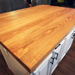 Ash Wood Island Countertop