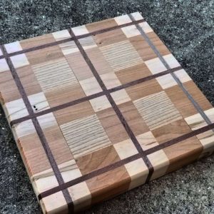 Plaid cutting board