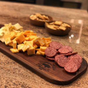 Walnut charcuterie board