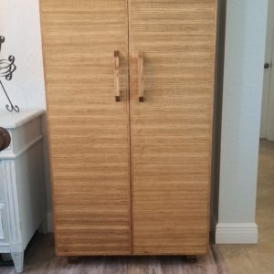 custom wood cabinet